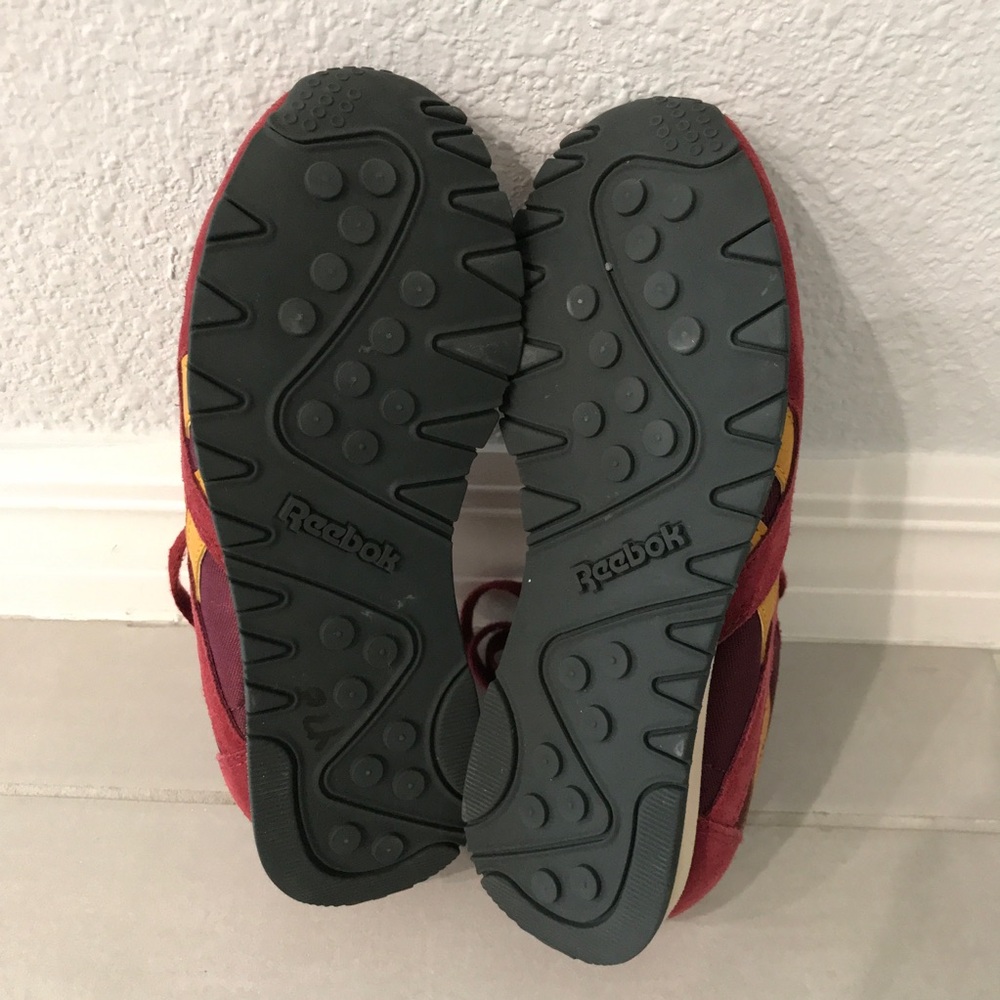 REEBOK Kids Unisex Burgundy Suede Fabric Mix Sneakers  | 5 - Picture 13 of 14